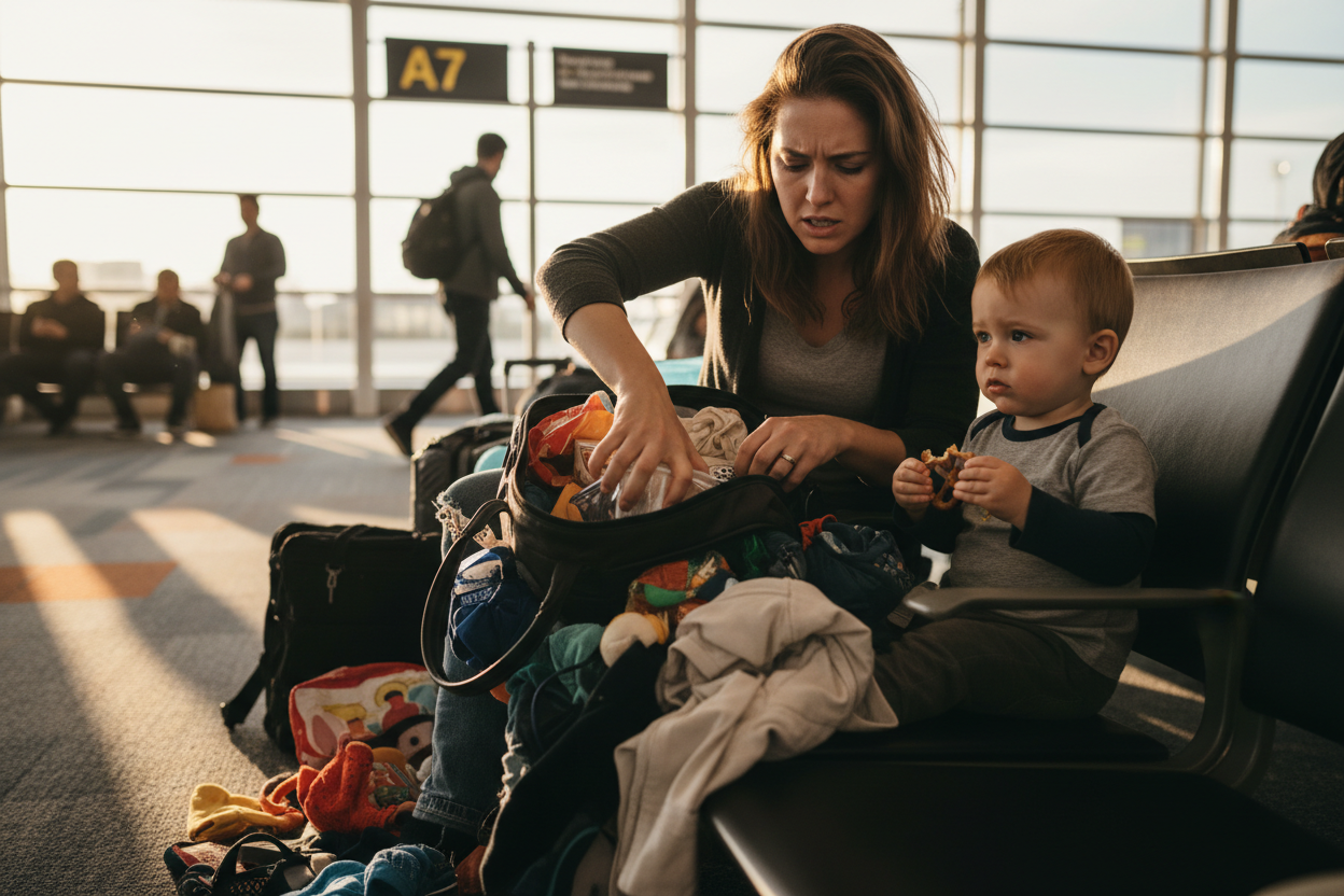 Handgepäck Packliste Flugreise mit Kleinkind – Must-haves für Familien im Flugzeug | ReiseHelden