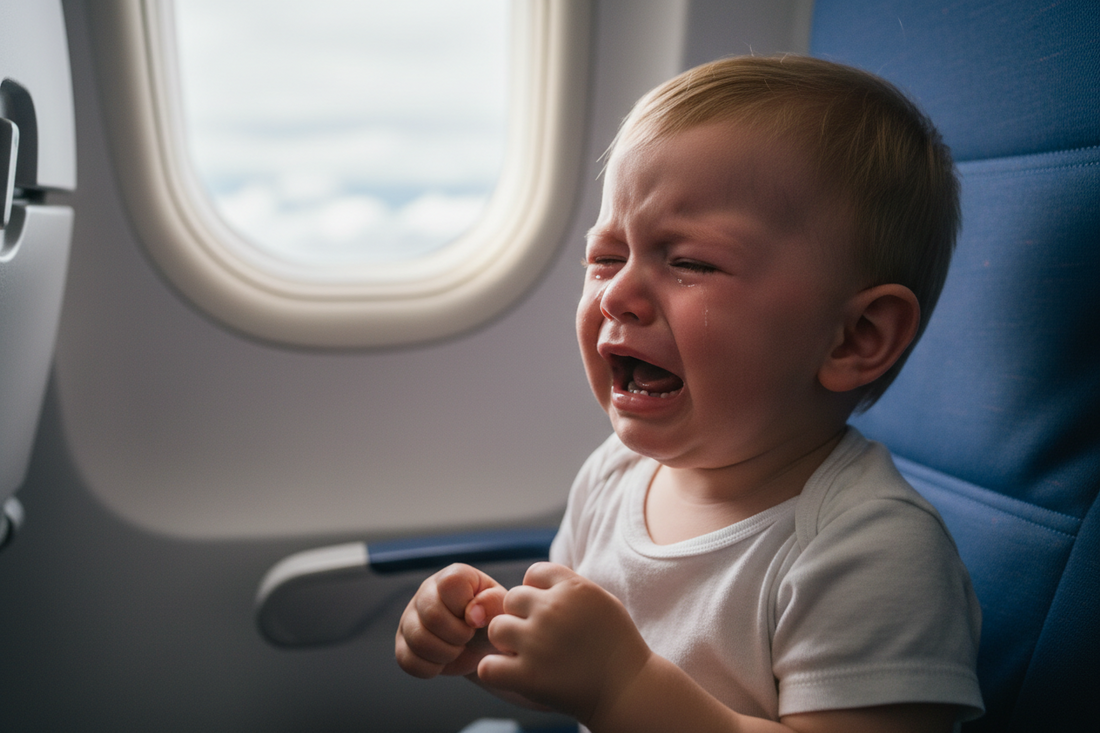 baby schreit im flugzeug