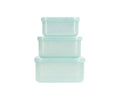 Kinder-Lunchbox Set Aqua-Glitzer in Türkis BPA-frei von Tutete