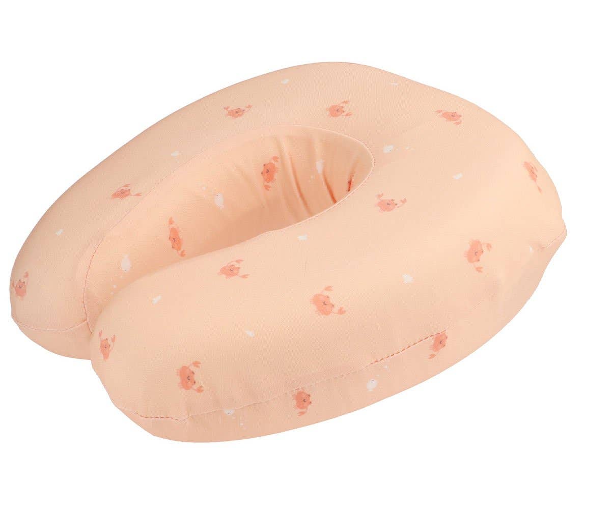 Kinder-Reisekissen Krabbe – Memory Foam Nackenkissen für unterwegs