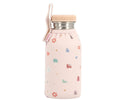 Kinder-Trinkflasche Edelstahl Geometric Nature 500ml mit Neopren-Hülle