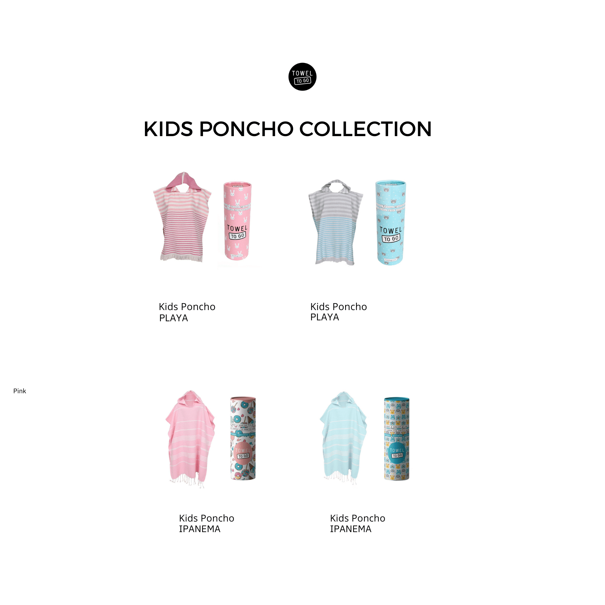 Kinder-Badeponcho Ipanema – 100% Baumwolle | Mint