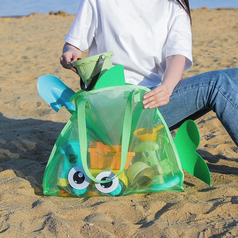 Strandtasche für Kinder – Mesh-Material lässt Sand durchrieseln