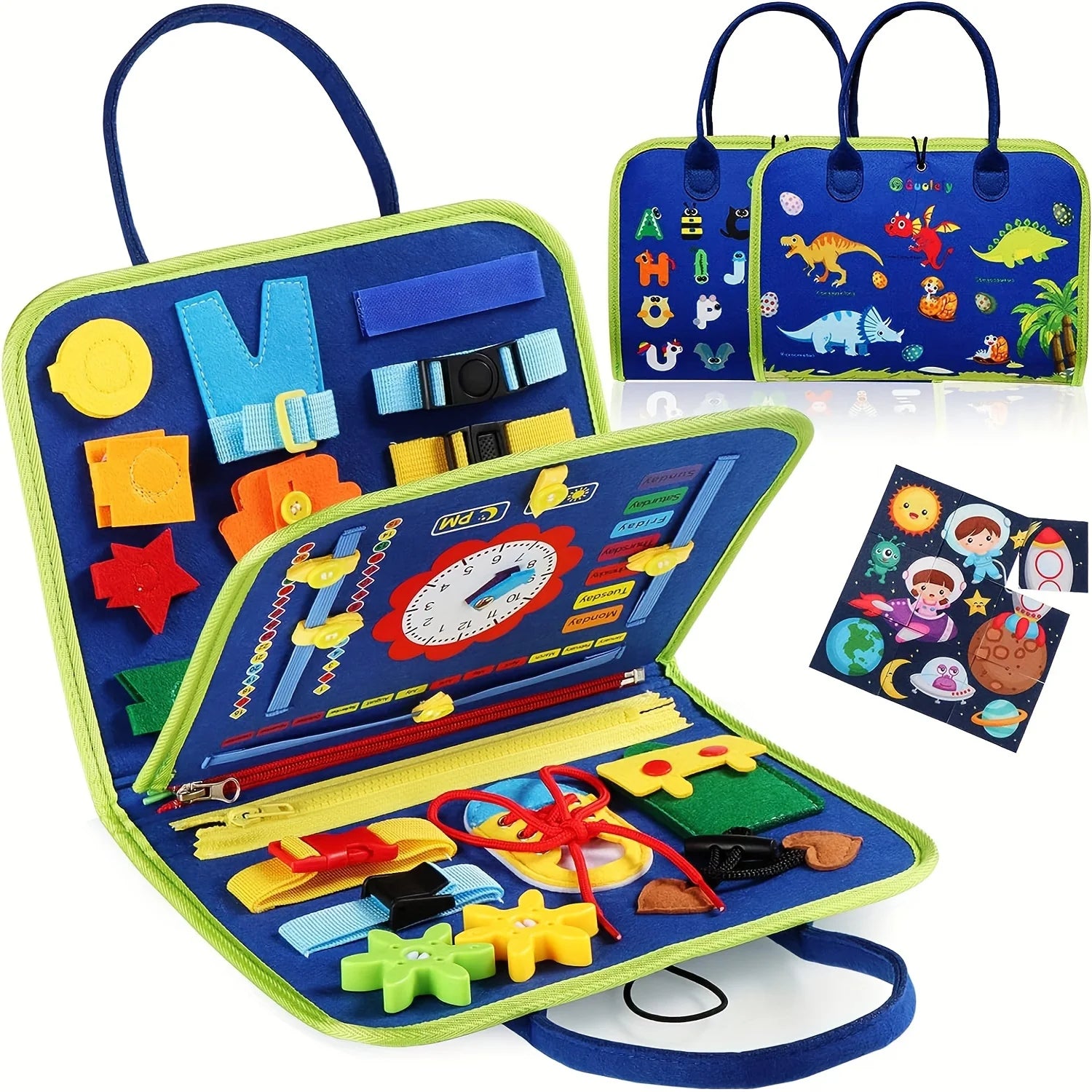Busy Board für Kinder – Lern-Reisespielzeug für Flugzeug & Auto
