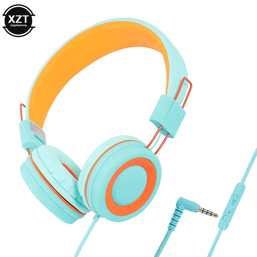 Kinder Bluetooth Kopfhörer WYMECT – faltbar, mit Mikrofon & 3,5mm Klinke