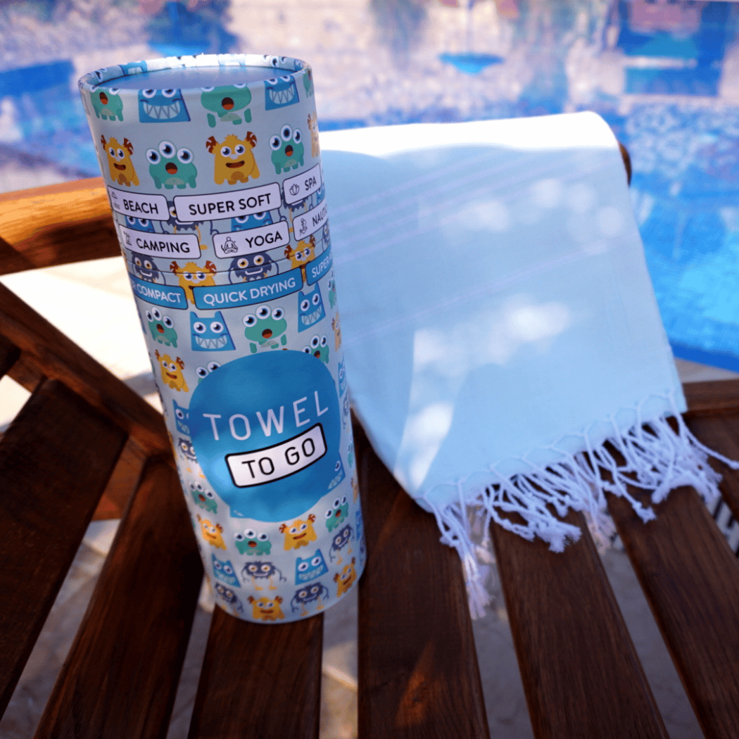 Kinder Hammam-Handtuch Ipanema – 100% Baumwolle | Mint