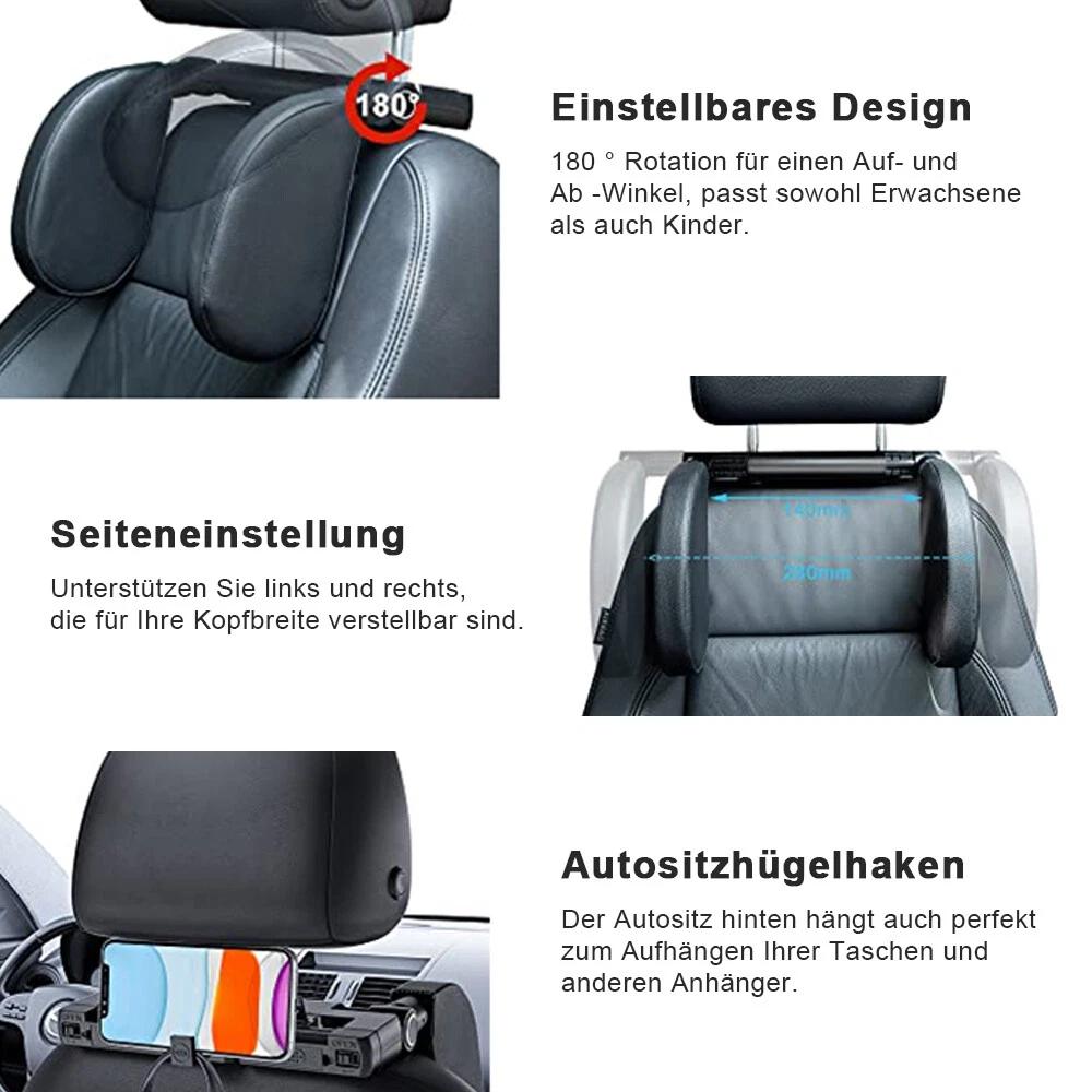 Auto-Kopfstütze & Nackenkissen – Ergonomisch für Kinder & Erwachsene
