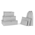 Reise-Organizer Beige – 6-teiliges Packwürfel-Set für Familien & Vielreisende