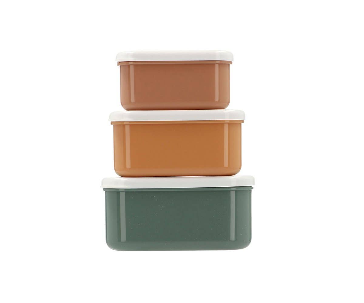 Kinder-Brotdosen Set – 3 Lunchboxen mit LKW-Motiv (BPA-frei)