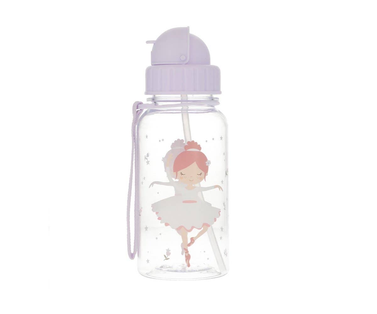Kinder-Trinkflasche Ballet 500ml BPA-frei mit Klappstrohhalm