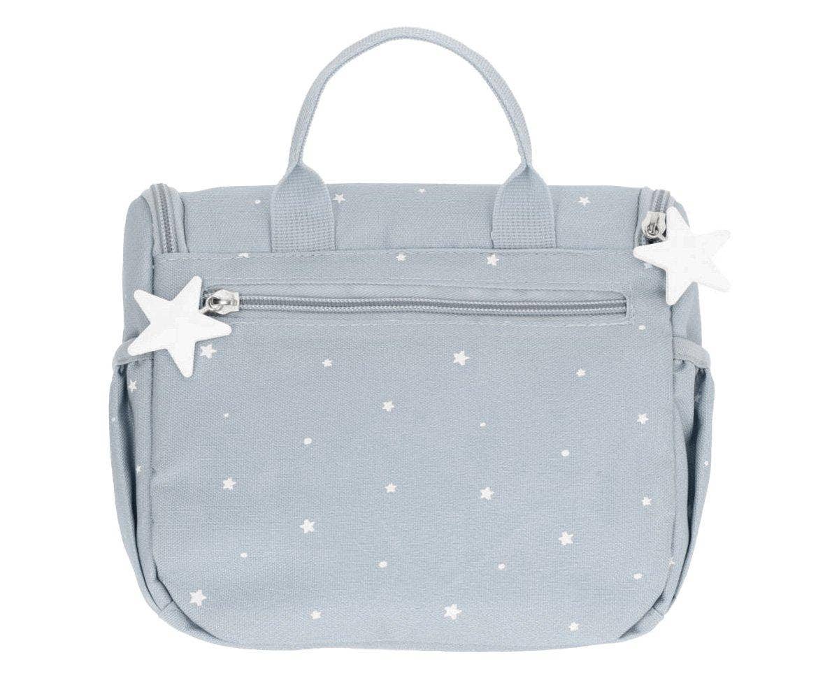  Tutete Kulturtasche Stars Blau Detail – Sternenmuster & robuster Reißverschluss