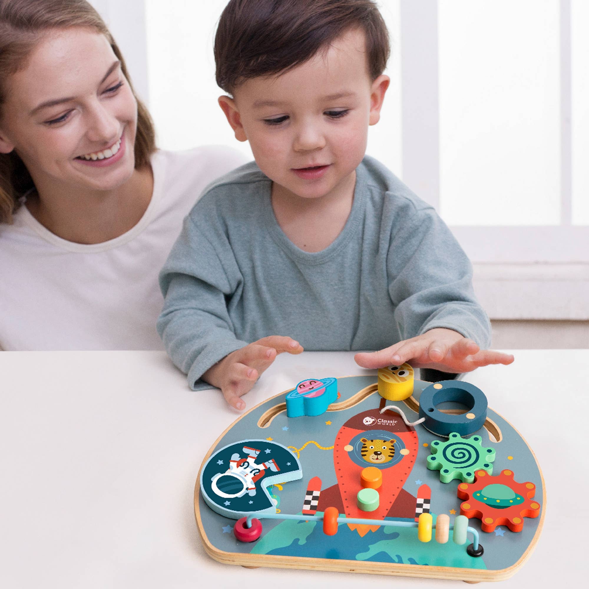 lassic World Rakete Spielzeug – nachhaltiges Holzspielzeug für Kleinkinder